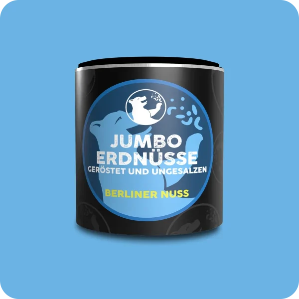 Jumbo Erdnüsse geröstet und ungesalzen