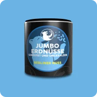 Jumbo Erdnüsse geröstet und ungesalzen