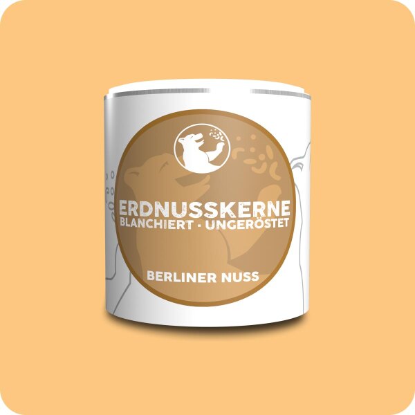 Erdnüsse ungeröstet und blanchiert ohne Haut 125g