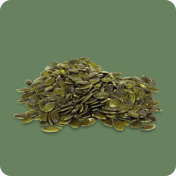 Rohe dunkelgrüne Kürbiskerne vom steirischen Ölkürbis 5000g