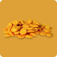 Gebackene Reiscräcker mit Curry 2500g