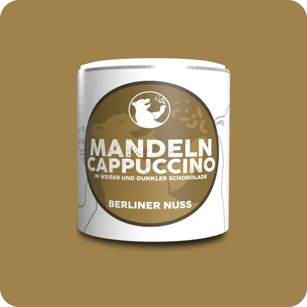 Mandelkerne Cappucino in weißer Schokolade