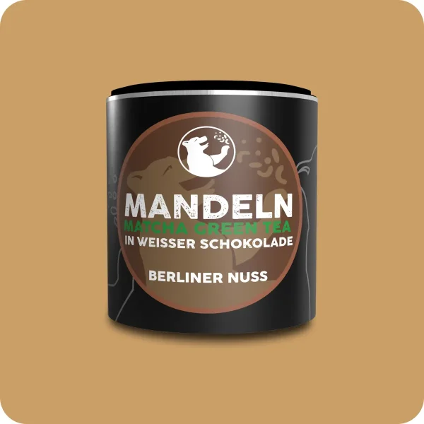 Mandelkerne Matcha Green Tea in weißer Schokolade 140g
