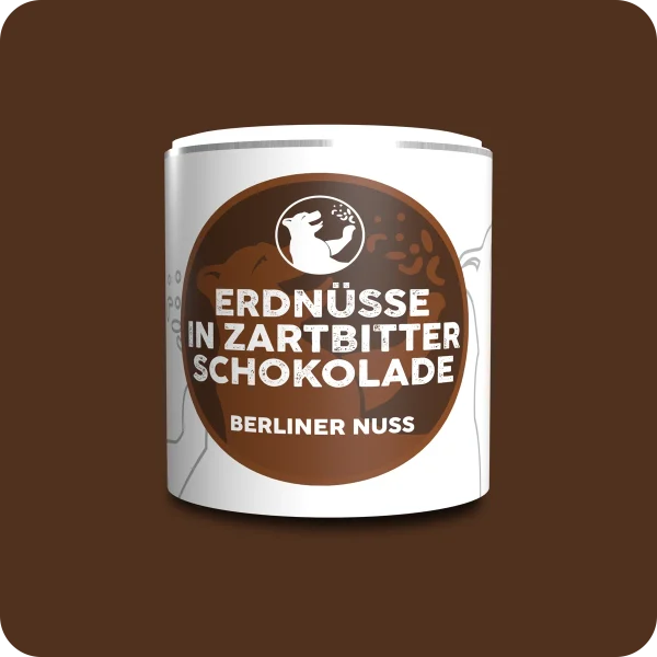 Erdnüsse in Zartbitterschokolade 125g