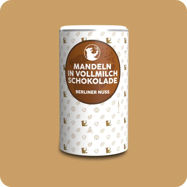 Mandeln mit Vollmilchschokolade umhüllt 275g