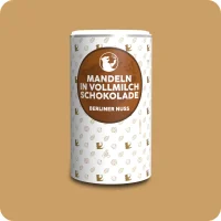 Mandeln mit Vollmilchschokolade umhüllt 275g