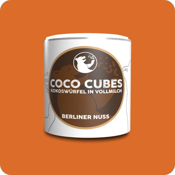 Coco Cubes - Kokoswürfel in Vollmilchschokolade 150g