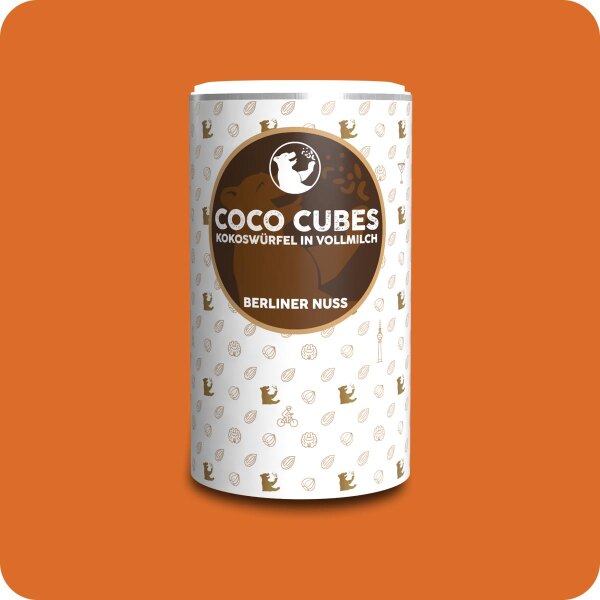Coco Cubes - Kokoswürfel in Vollmilchschokolade 300g
