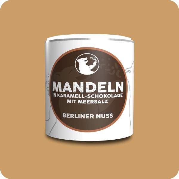 Mandeln in Karamell-Schokolade mit Meersalz 125g