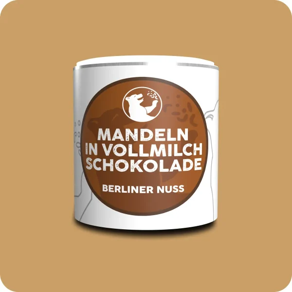 Mandeln mit Vollmilchschokolade umhüllt 140g