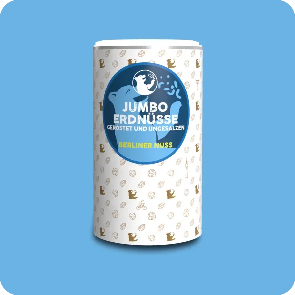 Jumbo Erdnüsse geröstet und ungesalzen 250g