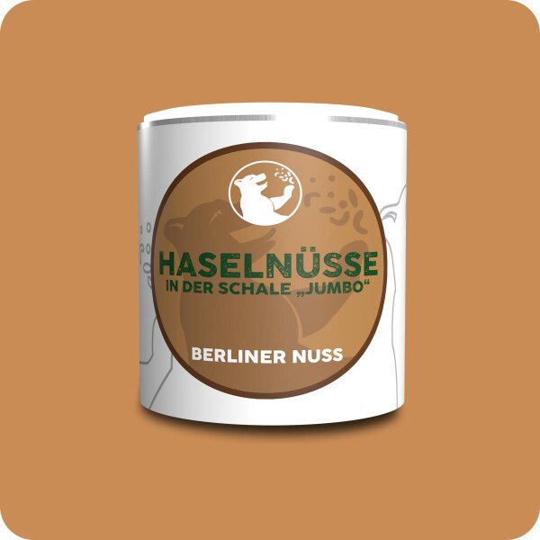 Französische  Haselnüsse in der Schale Jumbo 85g Dose