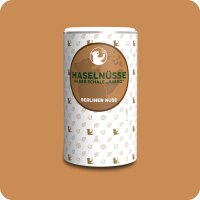 Französische  Haselnüsse in der Schale Jumbo 160g Dose