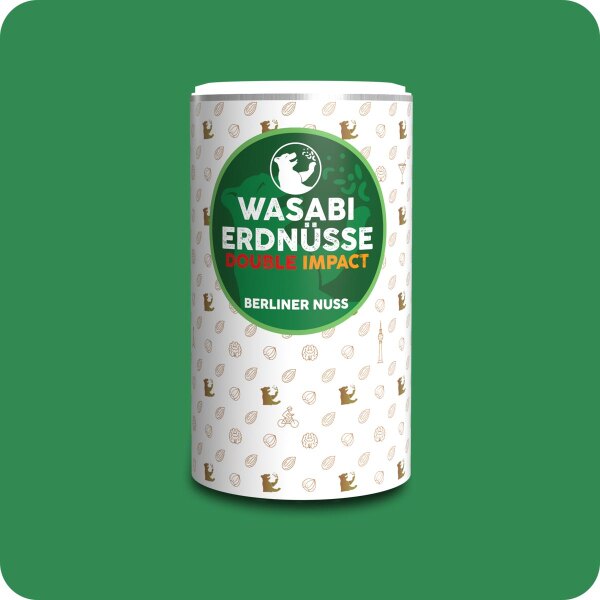 Wasabi Erdnüsse mit Chili Double Impact 150g