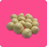 Gefriergetrocknete Himbeeren in weißer Schokolade 1000g