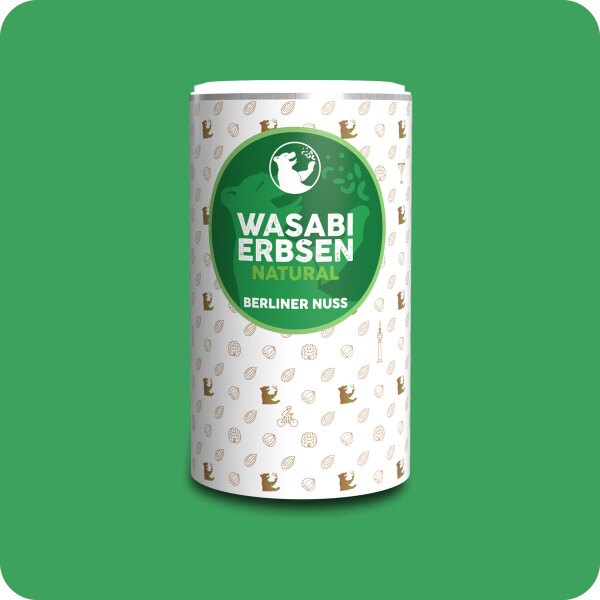 Grüne Erbsen Wasabi natural 200g