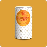 Gebackene Reiscräcker mit Curry 70g