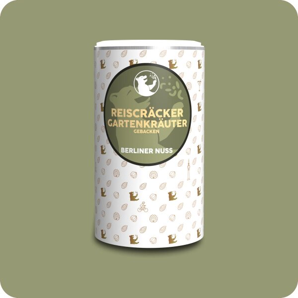 Gebackene Reiscräcker mit Gartenkräutern 70g