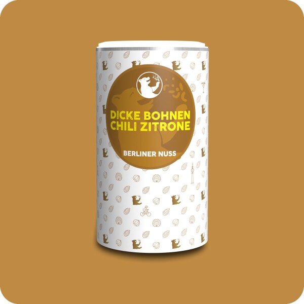 Geröstete Dicke Bohnen mit Chili-Zitrone Aroma 150g