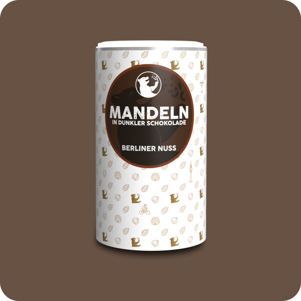 Mandeln mit dunkler Schokolade umhüllt 275g