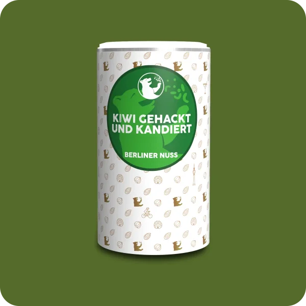 Kandierte Kiwi-Würfel 200g